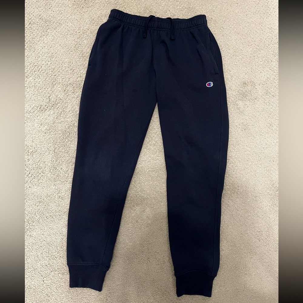 Mens Medium Navy Blue Champion Sweatpants